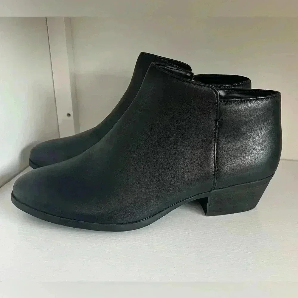 Women’s GH Bass Nina Black Bootie Boot Size 10W - Picture 1 of 6